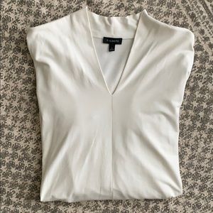 Classic v-cut long sleeve blouse by Talbots